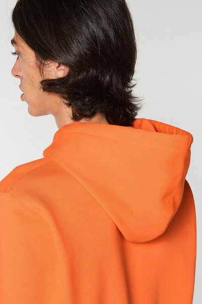 Orange Orange Bicycle Printed Hoodie, Heavyweight, from organic cotton blend, Unisex, for Women & for Men