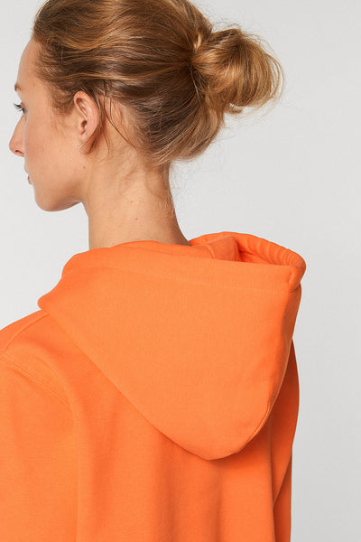 Orange Orange Bicycle Printed Hoodie, Heavyweight, from organic cotton blend, Unisex, for Women & for Men