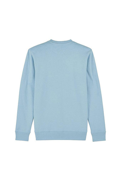 Light blue Cool Pineapple Printed Sweatshirt, Heavyweight, from organic cotton blend, Unisex, for Women & for Men