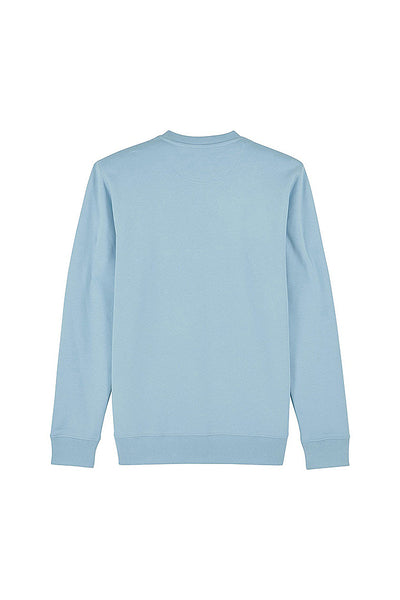 Light blue Cool Pineapple Printed Sweatshirt, Heavyweight, from organic cotton blend, Unisex, for Women & for Men