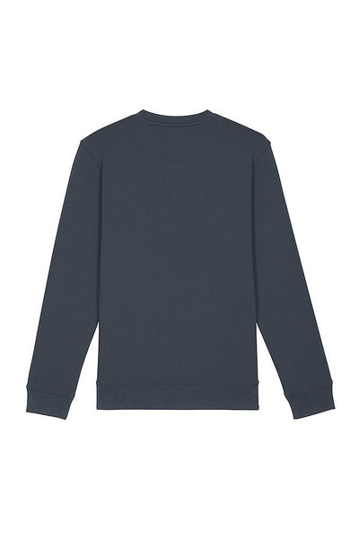 Dark grey Two Hands Printed Sweatshirt, Heavyweight, from organic cotton blend, Unisex, for Women & for Men