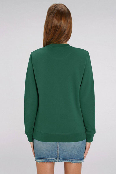Green Organic Cotton Sweatshirt, Heavyweight, from organic cotton blend, Unisex, for Women & for Men