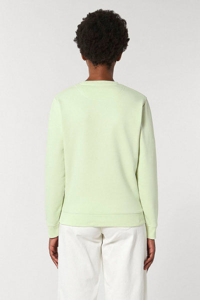 Light green Organic Cotton Sweatshirt, Heavyweight, from organic cotton blend, Unisex, for Women & for Men