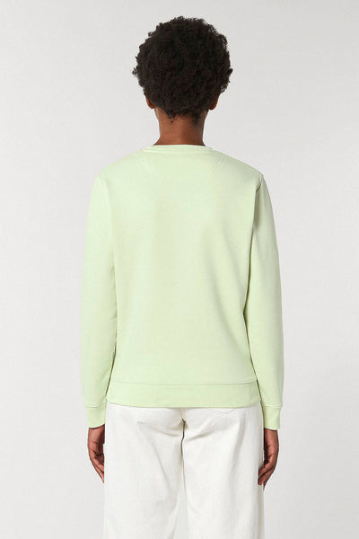 Light green Organic Cotton Sweatshirt, Heavyweight, from organic cotton blend, Unisex, for Women & for Men