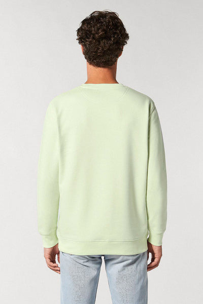 Light green Organic Cotton Sweatshirt, Heavyweight, from organic cotton blend, Unisex, for Women & for Men
