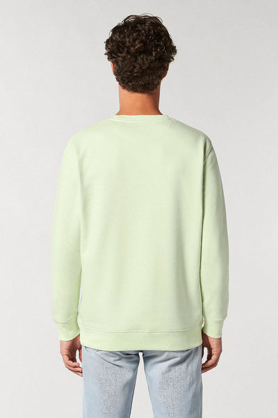 Light green Organic Cotton Sweatshirt, Heavyweight, from organic cotton blend, Unisex, for Women & for Men