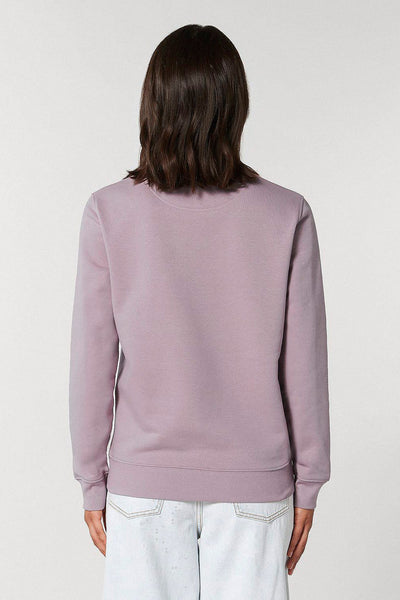 Lilac purple Chocolate Love Graphic Sweatshirt, Heavyweight, from organic cotton blend, Unisex, for Women & for Men