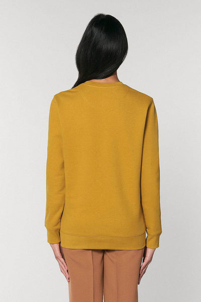 Yellow Celebrate Graphic Sweatshirt, Heavyweight, from organic cotton blend, Unisex, for Women & for Men