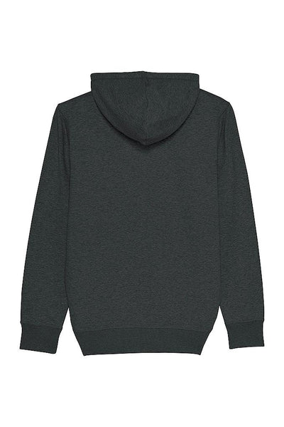 Dark grey Organic Cotton Zip Up Hoodie, Medium-weight, from organic cotton blend, Unisex, for Women & for Men