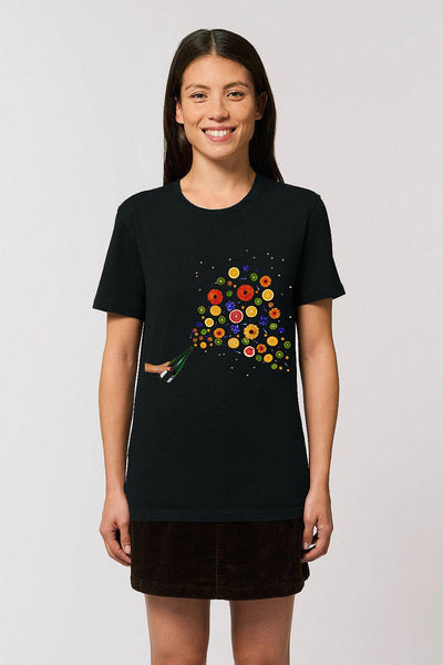 Black Celebrate Graphic T-Shirt, 100% organic cotton, Unisex, for Women & for Men