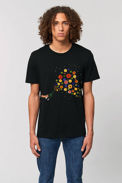 Black Celebrate Graphic T-Shirt, 100% organic cotton, Unisex, for Women & for Men