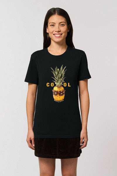 Black Cool Graphic T-Shirt, 100% organic cotton, Unisex, for Women & for Men