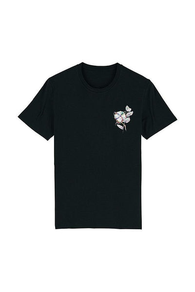 Black Organic Cotton Graphic T-Shirt, 100% organic cotton, Unisex, for Women & for Men