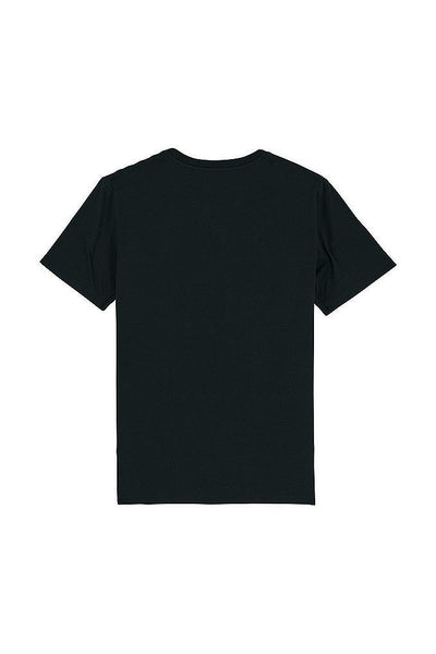 Black Organic Cotton Graphic T-Shirt, 100% organic cotton, Unisex, for Women & for Men