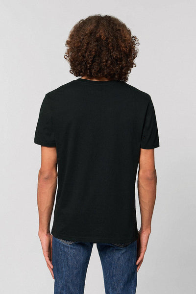 Black Organic Cotton Graphic T-Shirt, 100% organic cotton, Unisex, for Women & for Men
