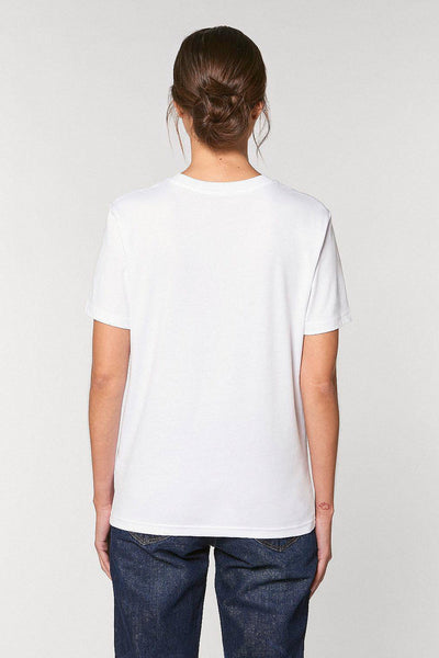 White Organic Cotton Graphic T-Shirt, 100% organic cotton, Unisex, for Women & for Men