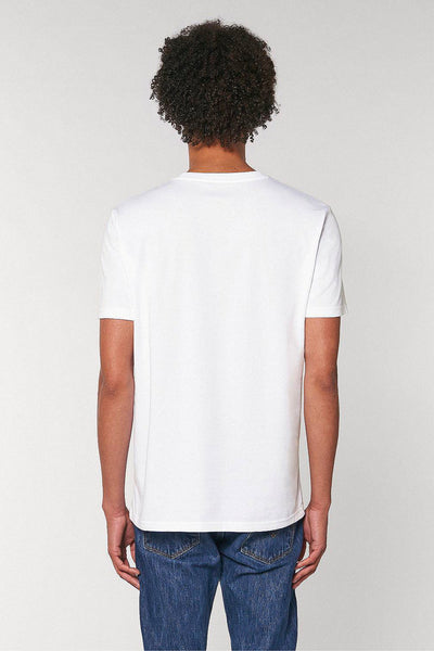 White Organic Cotton Graphic T-Shirt, 100% organic cotton, Unisex, for Women & for Men
