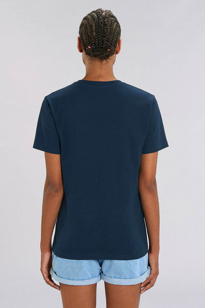 Navy Orange Bicycle Graphic T-Shirt, 100% organic cotton, Unisex, for Women & for Men