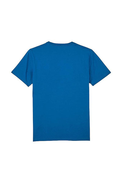 Royal Blue Orange Bicycle Graphic T-Shirt, 100% organic cotton, Unisex, for Women & for Men