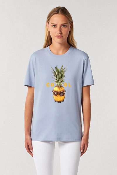 Light blue Cool Graphic T-Shirt, 100% organic cotton, Unisex, for Women & for Men