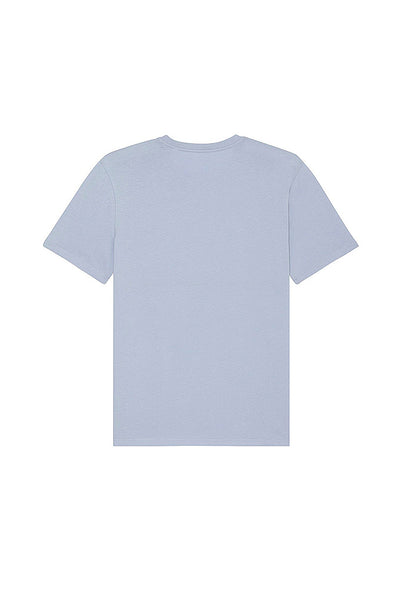 Light blue Cool Pineapple Crew Neck T-Shirt, 100% organic cotton, Unisex, for Women & for Men