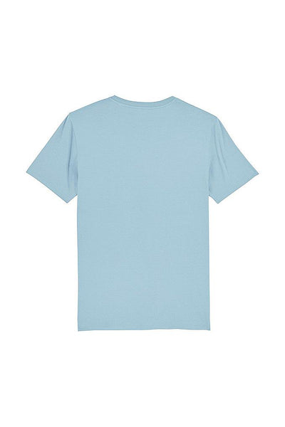 Light blue Orange Bicycle Graphic T-Shirt, 100% organic cotton, Unisex, for Women & for Men