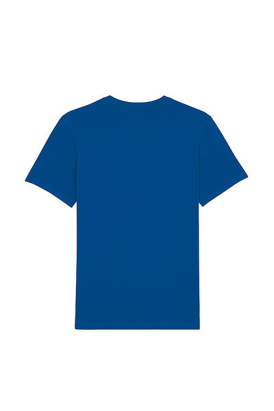 Blue Cool Pineapple Crew Neck T-Shirt, 100% organic cotton, Unisex, for Women & for Men
