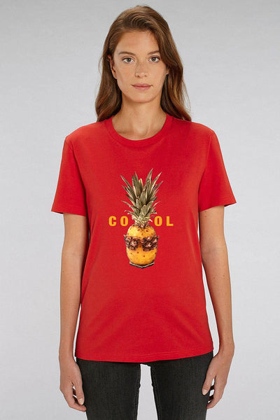 Red Cool Graphic T-Shirt, 100% organic cotton, Unisex, for Women & for Men