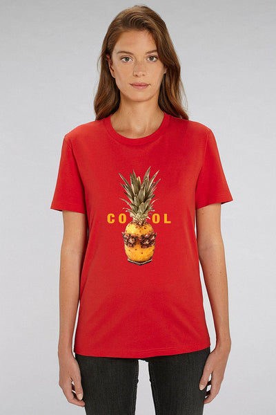 Red Cool Graphic T-Shirt, 100% organic cotton, Unisex, for Women & for Men