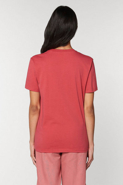 Red Organic Cotton Graphic T-Shirt, 100% organic cotton, Unisex, for Women & for Men