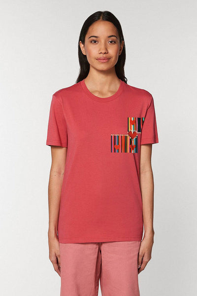 Red Love More Graphic T-Shirt, 100% organic cotton