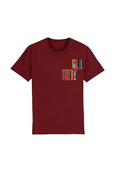 Burgundy Love More Graphic T-Shirt, 100% organic cotton
