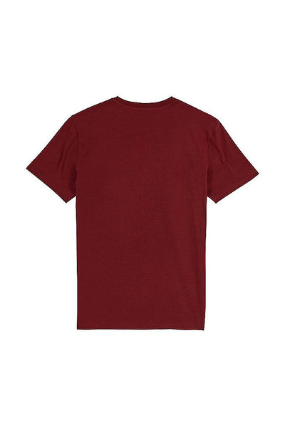 Burgundy Love More Graphic T-Shirt, 100% organic cotton
