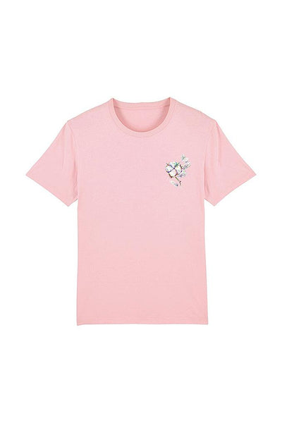 Cotton Pink Organic Cotton Graphic T-Shirt, 100% organic cotton, Unisex, for Women & for Men