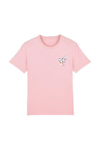 Cotton Pink Organic Cotton Graphic T-Shirt, 100% organic cotton, Unisex, for Women & for Men 