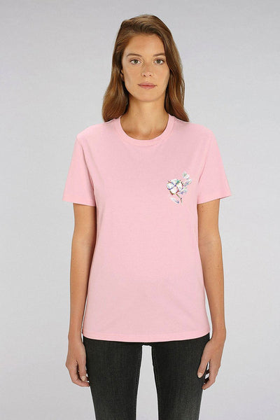 Cotton Pink Organic Cotton Graphic T-Shirt, 100% organic cotton, Unisex, for Women & for Men