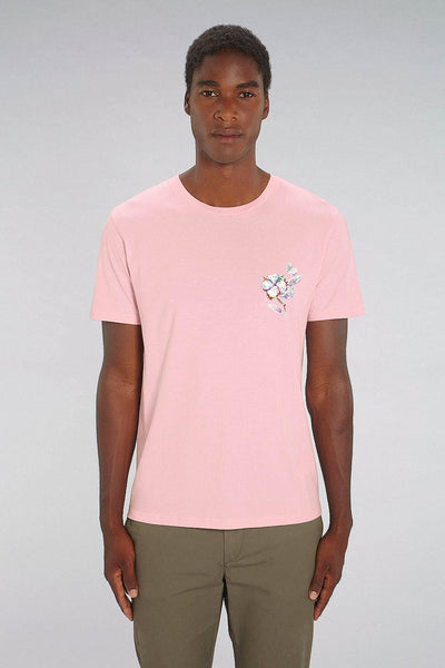 Cotton Pink Organic Cotton Graphic T-Shirt, 100% organic cotton, Unisex, for Women & for Men