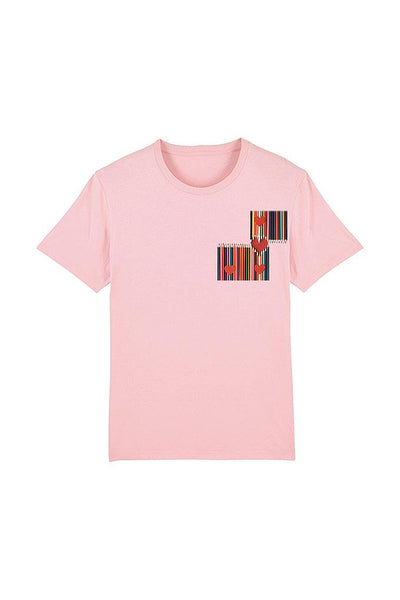 Cotton Pink Love More Graphic T-Shirt, 100% organic cotton