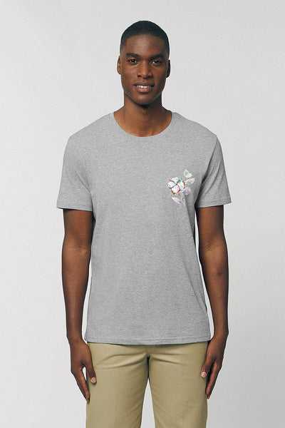 Grey Organic Cotton Graphic T-Shirt, 100% organic cotton, Unisex, for Women & for Men