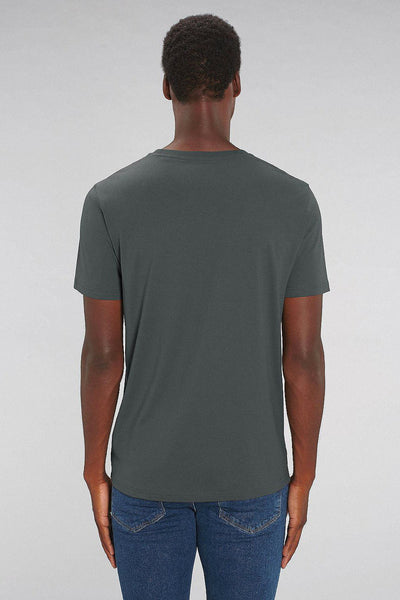 Dark grey Men Unicorn Graphic T-Shirt, 100% organic cotton