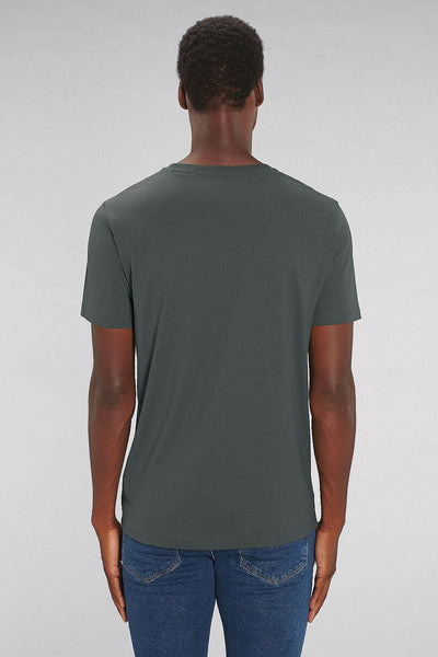 Dark grey Men Unicorn Graphic T-Shirt, 100% organic cotton