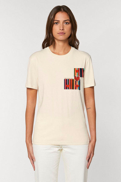 Beige Love More Graphic T-Shirt, 100% organic cotton