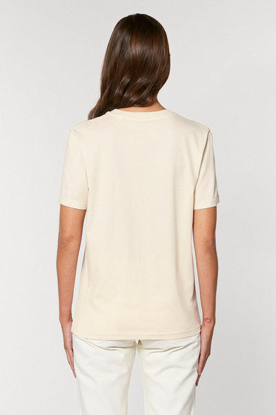 Beige Love More Graphic T-Shirt, 100% organic cotton