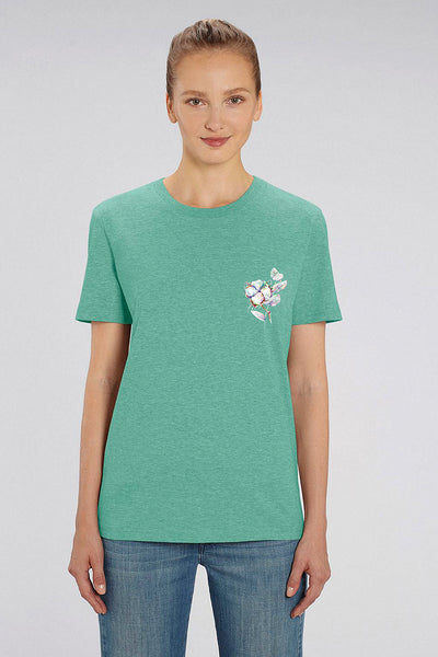 Mint green Organic Cotton Graphic T-Shirt, 100% organic cotton, Unisex, for Women & for Men