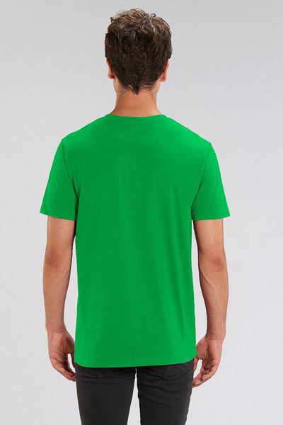 Green Cool Pineapple Crew Neck T-Shirt, 100% organic cotton, Unisex, for Women & for Men