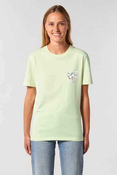 Light green Organic Cotton Graphic T-Shirt, 100% organic cotton, Unisex, for Women & for Men