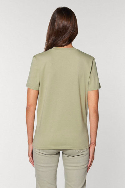 Sage green BHappy Logo Crew Neck T-Shirt, 100% organic cotton, Unisex, for Women & for Men