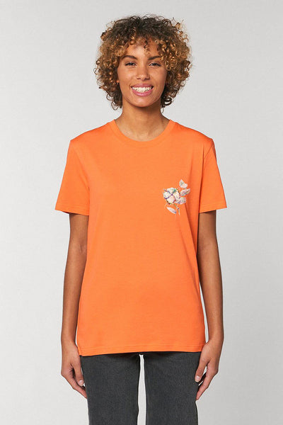 Orange Organic Cotton Graphic T-Shirt, 100% organic cotton, Unisex, for Women & for Men