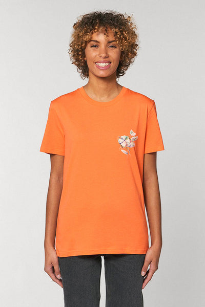 Orange Organic Cotton Graphic T-Shirt, 100% organic cotton, Unisex, for Women & for Men