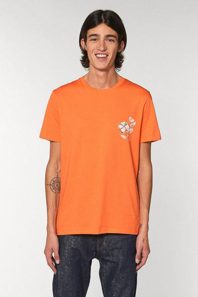 Orange Organic Cotton Graphic T-Shirt, 100% organic cotton, Unisex, for Women & for Men